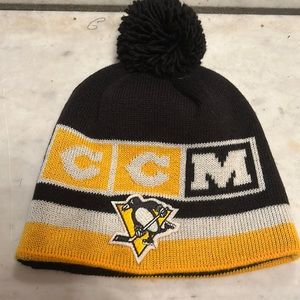Penguins hockey beanie